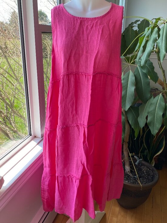 Made in Italy Dresses & Skirts - #2-100% Linen Sun Dress made in Italy-Active wear-Relaxed fit-Casual